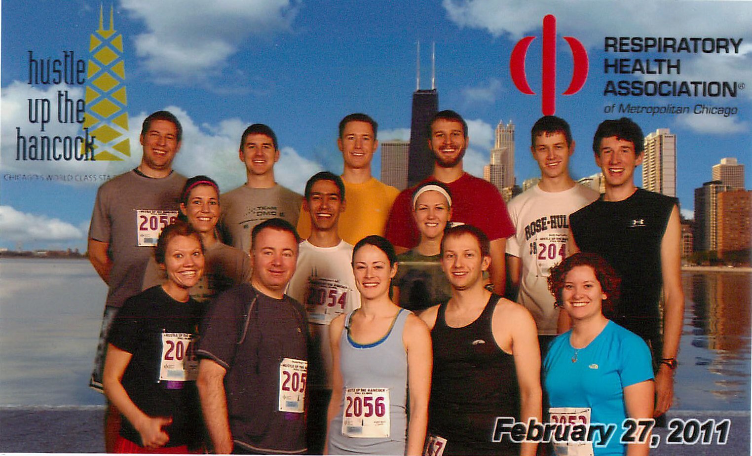 Team DMC Hustle Up the Hancock 2011